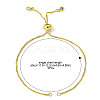 5Pcs Rack Plating Adjustable Brass Slider Bracelet Making MAK-FS0001-03G-4
