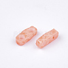 2-Hole Baking Paint Glass Seed Beads SEED-S023-17A-04-2