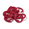 Flocky Acrylic Beads LS-X-OACR-L010-B-13-1
