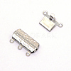316 Surgical Stainless Steel Box Clasps STAS-WH0009-08P-1