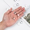 Transparent Half Round Glass Cabochons X-GGLA-R027-18mm-7