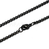 201 Stainless Steel Hollow Moon Cat Shaped Pendant Box Chain Necklaces LS-NJEW-M010-06-3