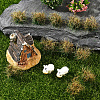 Resin Mini Grass Tufts AJEW-WH20120-10B-02-5