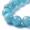 Natural Mashan Jade Round Beads Strands G-D263-12mm-XS20-6