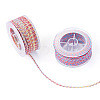 2 Rolls 2 Colors 11M Braided Nylon Chinese Knot Cord WCOR-TA0001-02A-2