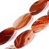 Natural Red Agate Beads Strands G-T138-201-1