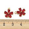 Real 18K Gold Plated Brass Charms KK-D090-05G-3
