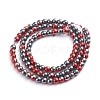 Electroplated Non-magnetic Synthetic Hematite Beads Strands G-L562-13B-4