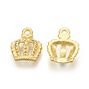 Tibetan Style Alloy Crown Charms X-EBB054Y-G-1