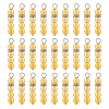 40Pcs Natural Citrine Pendants G-FG0001-09-1
