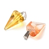 Frosted Glass Pendants GLAA-L049-02P-2