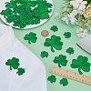 34Pcs 4 Styles Clover Embroidered Cloth Patch PATC-FG0003-43-4