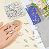 100Pcs Alloy Crystal Rhinestone Spacer Bars FIND-SC0021-30-3