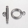 Non-Tarnish 304 Stainless Steel Toggle Clasps X-STAS-D438-32-1