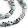 Natural Larimar Beads Strands X-G-D0002-B38-3