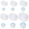 240Pcs 6 Styles Transparent Plastic Film for Badge DIY-CP0013-94-1