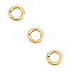 3Pcs Ion Plating(IP) 304 Stainless Steel Spring Gate Rings STAS-UN0059-42-1