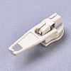 Spray Painted Alloy Replacement Zipper Sliders PALLOY-WH0067-97I-1