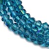 Transparent Electroplate Glass Beads Strands LS-GLAA-F029-4mm-D01-3