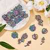 20Pcs 5 Style Alloy Pendants FIND-SZ0002-56-4