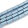 Electroplate Non-magnetic Synthetic Hematite Beads Strands G-T061-137A-1