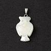 Natural Trochid Shell/Trochus Shell Pendants SSHEL-M021-12-3