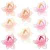 8Pcs 4 Colors Polyester Clothing Patches PATC-PH0001-09-1