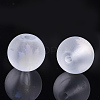 Autumn Theme Electroplate Transparent Glass Beads EGLA-S178-01I-2