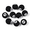 Handmade 8 Ball Polymer Clay Beads CLAY-N014-02A-05-1