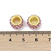 Alloy Rhinestone Clay Pave Beads ALRI-D300-04G-03-3