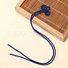 Polyester Chinese Knot Tassel Big Pendants PW-WG21428-06-1