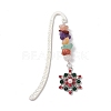 Christmas Theme Alloy Hook Bookmarks AJEW-JK00338-3