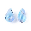 Transparent Handmade Blown Glass Globe Beads GLAA-T012-54A-2