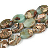 Synthetic Aqua Terra Jasper Beads Strands G-S366-015B-01-1