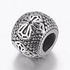 304 Stainless Steel European Beads STAS-P173-083AS-2