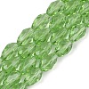 Transparent Glass Beads Strands EGLA-N013-T4mm-D13-1