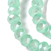 Baking Electroplate Glass Beads Strands DGLA-A039-J8mm-B07-3
