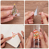 CRASPIRE 4 bags 4 styles Christmas Theme PET Picture Stickers Set DIY-CP0008-80-4