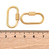 Ion Plating(IP) 304 Stainless Steel Screw Carabiner Lock Charms STAS-K192-01G-3