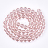 Electroplate Glass Beads Strands EGLA-T011-10mm-02-2