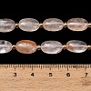 Natural Hematoid Quartz/Ferruginous Quartz Beads Strands GG-CBA5B6F-D02-01-4