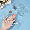 1 Sheet Silicone Clear Stamps DIY-GF0007-03-3