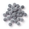 Flocky Acrylic Beads X-OACR-I001-16mm-L01-1