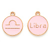 Alloy Enamel Pendants LS-ENAM-S124-01A-09K-1