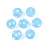 Frosted Handmade Lampwork Beads LAMP-Q039-10F-1