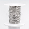 Tarnish Resistant 304 Stainless Steel Venetian Chains/Box Chains CHS-H016-02P-10M-2