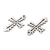 Non-Tarnish 316L Surgical Stainless Steel Pendants STAS-F297-04P-2