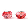 Transparent Resin European Beads RPDL-T003-08H-2