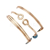 3Pcs Natural Apatite Bead Finger Ring RJEW-JR00855-01-6