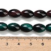 Electroplate Baking Paint Glass Beads Strands GL-CBA8F4B-01-4